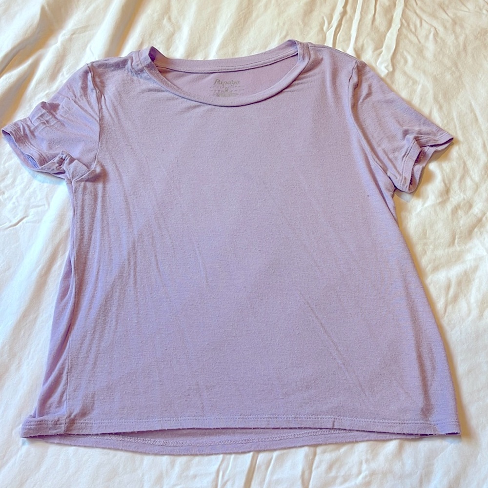 Purple crop top